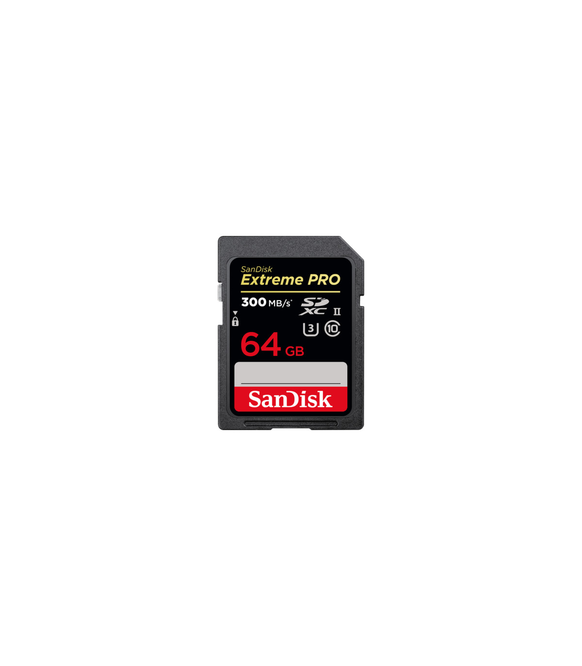 Carte mémoire SDXC SanDisk Extreme PRO 64 Go jusqu'à 300 Mo / s