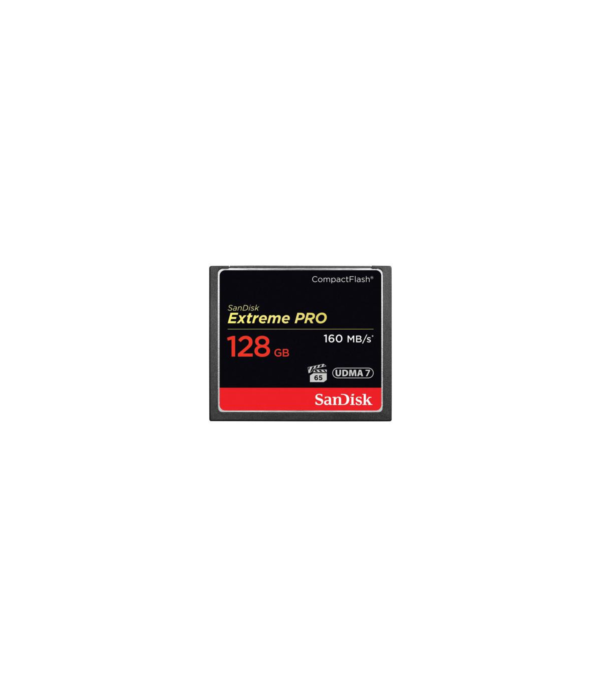SanDisk 128GB Extreme Pro CF 160MB/s 128 Go CompactFlash